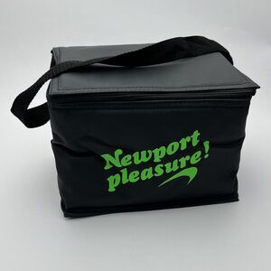 Vintage 90s Newport Pleasure Vintage Thermal Cooler Lunch Bag Cigarette. 6 Pack